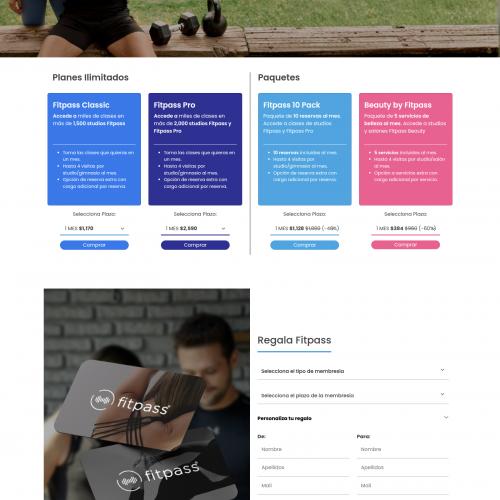 Fitpass project preview